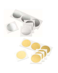 Dombornyomó etikett