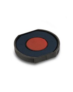 Kétszínű, piros-kék cserepárna 5 mm átmérőjű körbélyegzőhöz